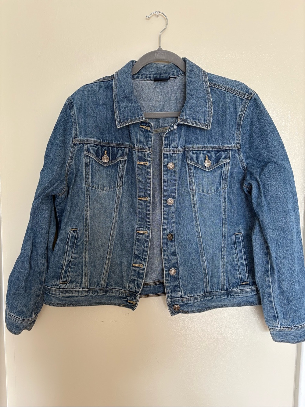 Sonoma Blue Jean Denim Button Up Jacket